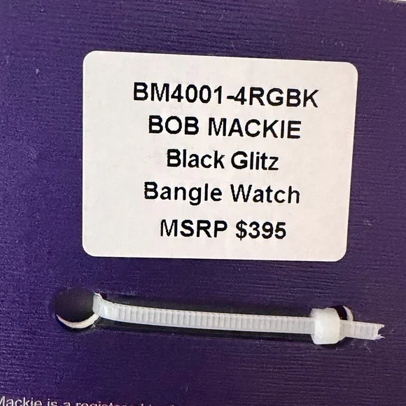 Bob Mackie Rose Gold and Black Women's Watch - Picture 6 of 6